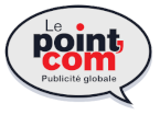 logo et lien vers l agence de publicité globale LE POINT COM